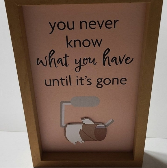 Shadow Box Art for Kitchen or Bathroom NWOT Reversible - Picture 3 of 7